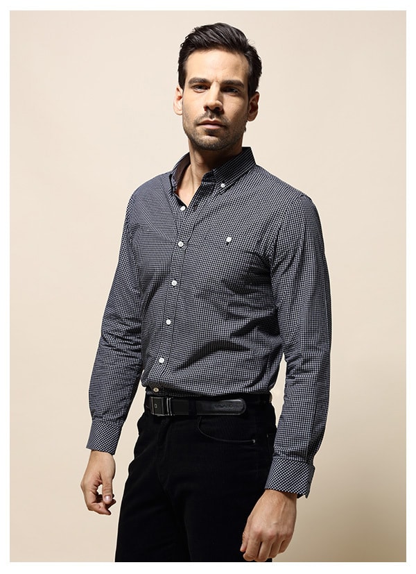 shirt Black and white lattices(S)