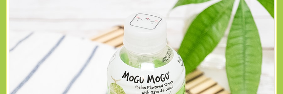 泰國MOGU MOGU 果汁椰果飲料 蜜瓜口味 320ml