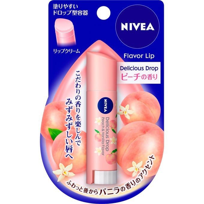 日本 妮维雅 温和护理润唇膏 3.5g 白桃