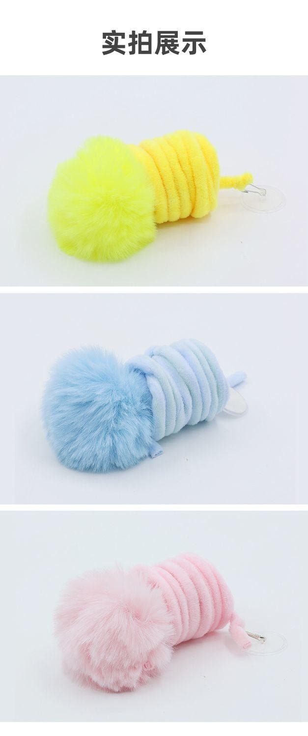 【中国直邮】 百宝臻选 逗猫玩具悬挂自嗨弹力绳(黄色) 1个