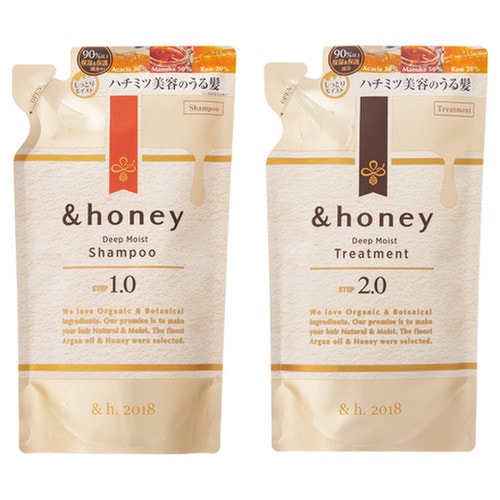 日本 &HONEY 蜂蜜深层保湿 护发乳 2.0 补充装 350ml