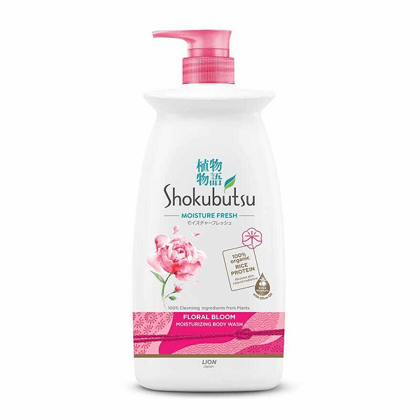 【马来西亚直邮】日本 SHOKUBUTSU植物物语 新鲜保湿花香精华沐浴露 220g