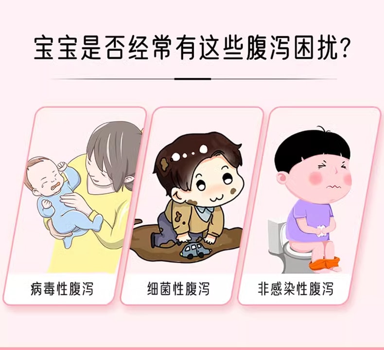 法国 思密达 蒙脱石散 治疗急慢性腹泻拉肚子 草莓味3g*10袋/盒