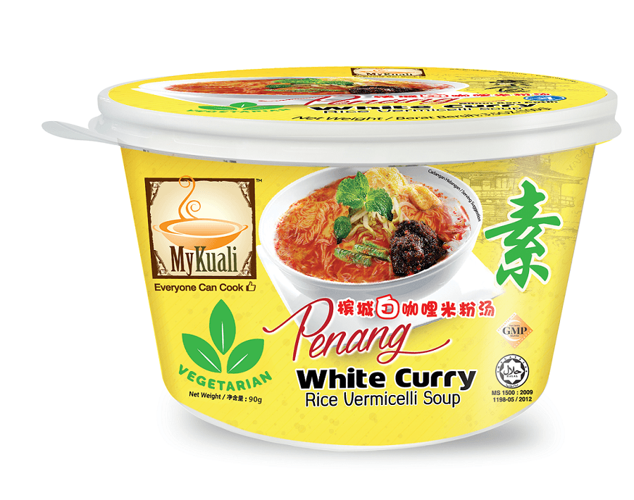 【马来西亚直邮】槟城 MYKUALI 素食白咖喱米粉汤 90g