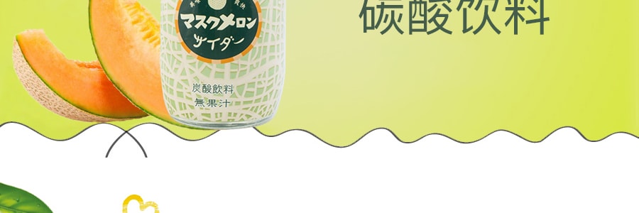 日本TOMOMASU 碳酸饮料 哈密瓜味 300ml