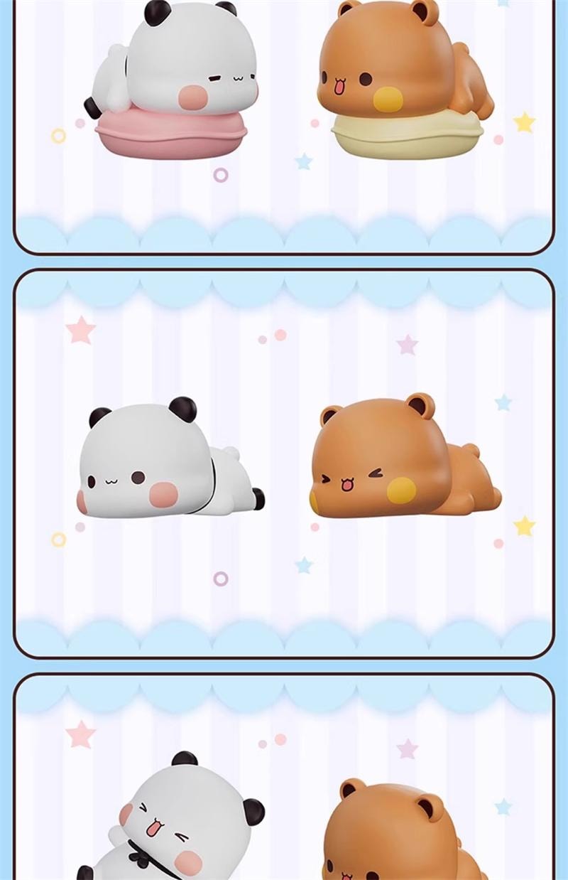 【中国直邮】 MINISO 名创优品 一二和布布的日常第二弹盲盒可爱桌面摆件新款 随机1个
