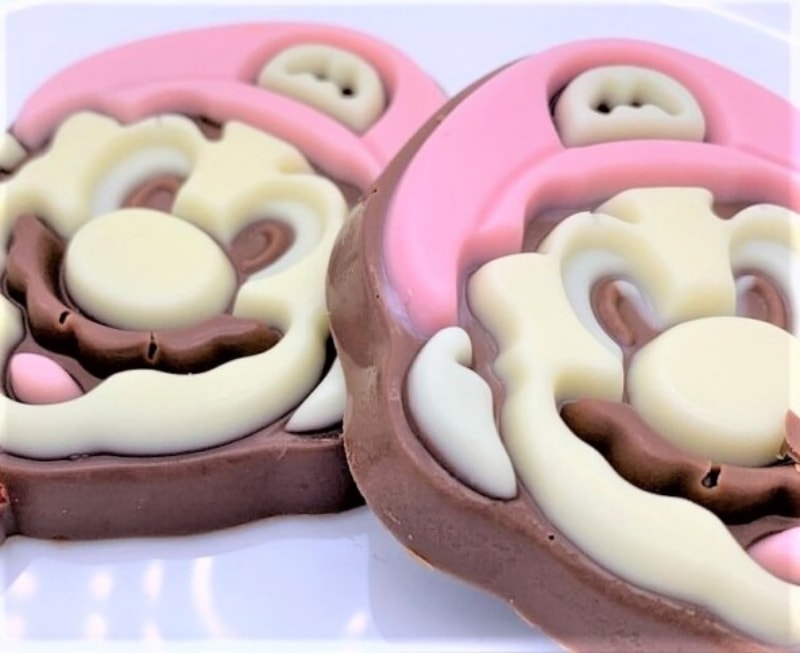 【日本直郵】日本GLICO格力高 任天堂聯名 瑪利歐巧克力棒棒糖 1片裝