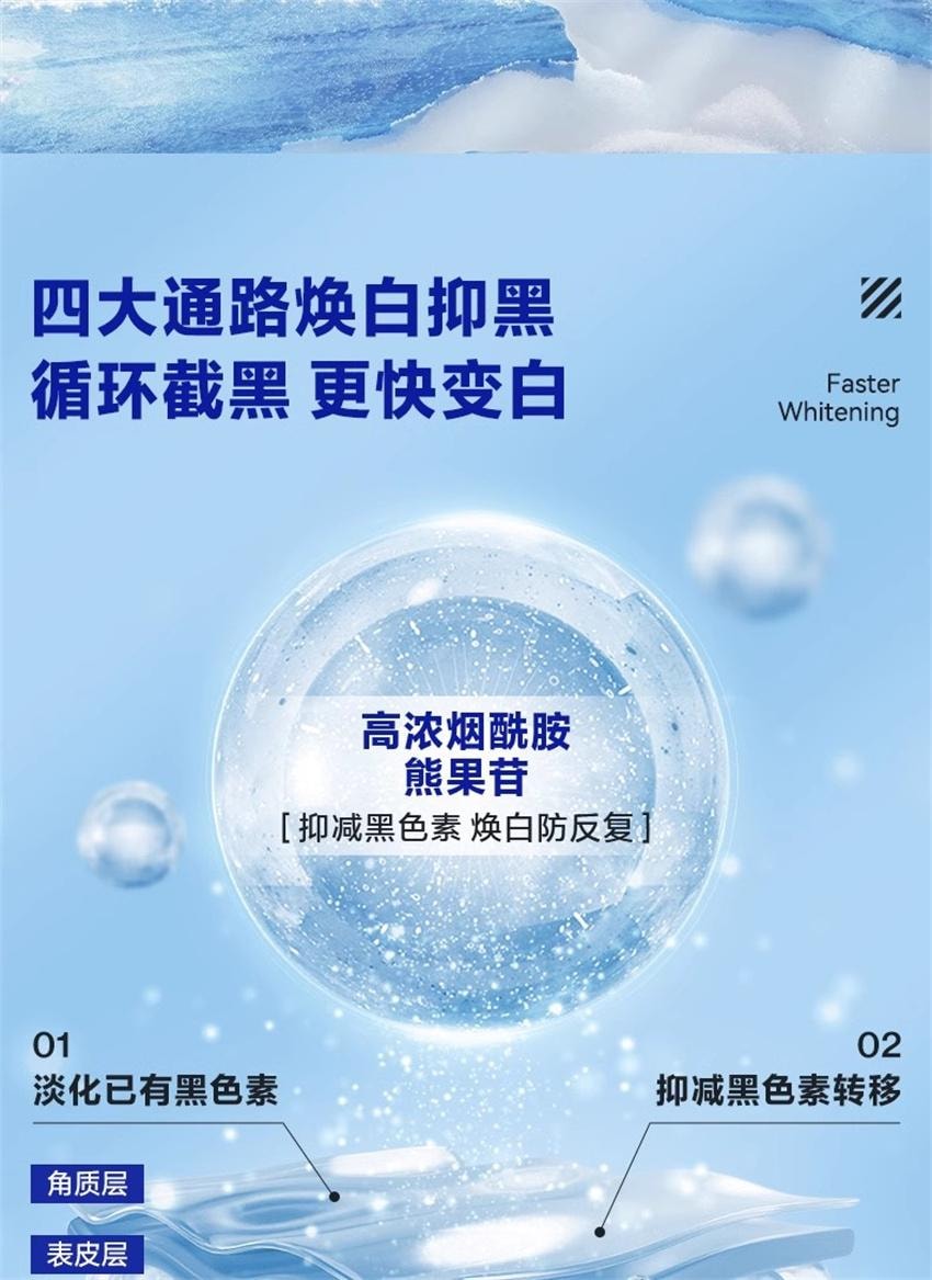 【中國直郵】 海洋至尊 美白水乳 男士補水保濕男生護膚品套裝洗面奶三件套禮物 水120ml+乳120ml+潔面120g
