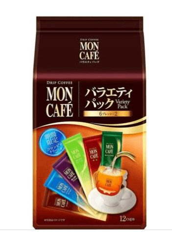 日本 MON CAFE 6种口味综合咖啡包 12pcs