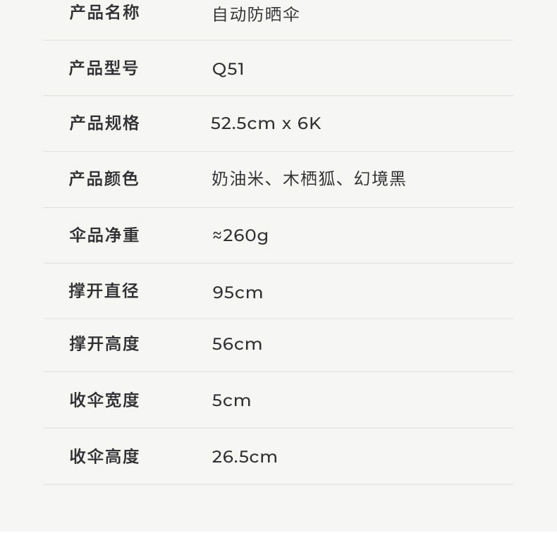 【中國直郵】冇心全自動雨傘男女折疊晴雨兩用遮陽防曬太陽傘 木棲狐