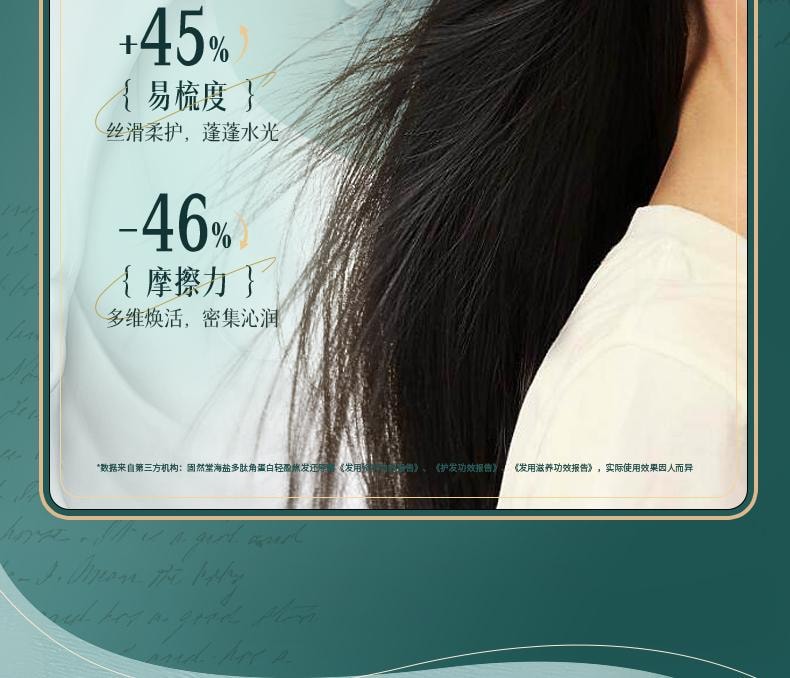 【中国直邮】 固然堂 海盐多肽角蛋白头发护理发膜 滋养修护防断发干枯毛躁护发素 250g/袋