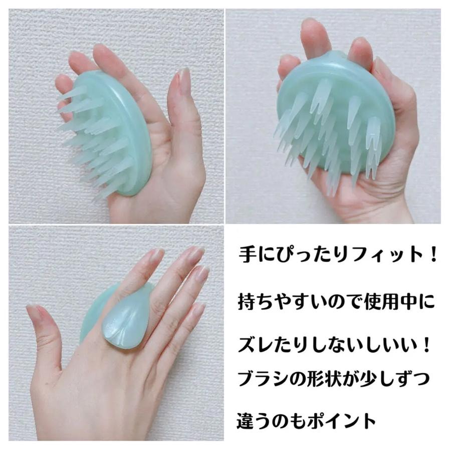 【日本直效郵件】 日本 KAO花王 Merit 洗髮按摩梳 適合敏感肌膚 淺綠色 柔軟款 1個