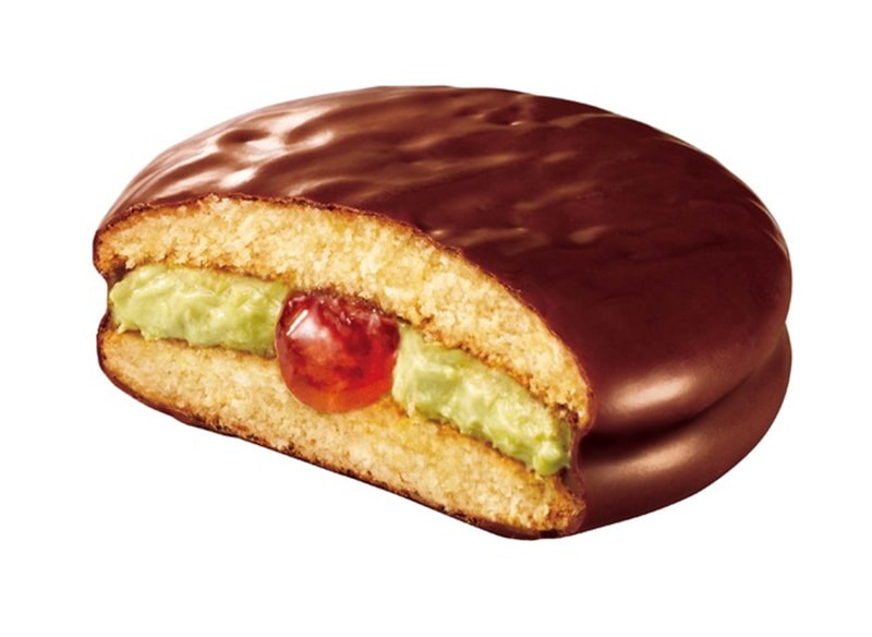 【日本直邮】日本乐天LOTTE 米其林三星糕点师联合款监制 开心果草莓果酱巧克力派 1个装