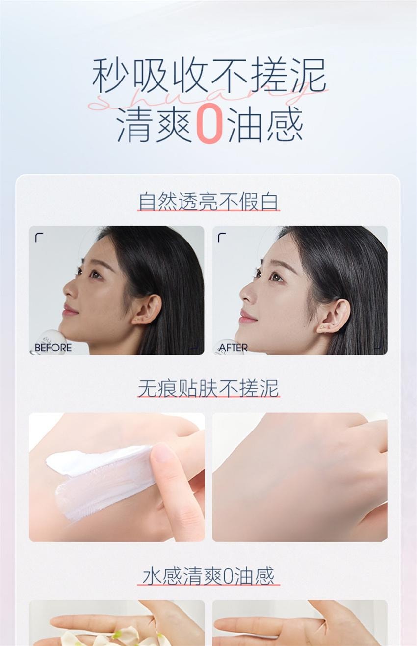 Light Whitening Sunblock Whitening Cream Base Makeup Anti-light Aging Nourishing Skin Whitening 20g/ Bottle