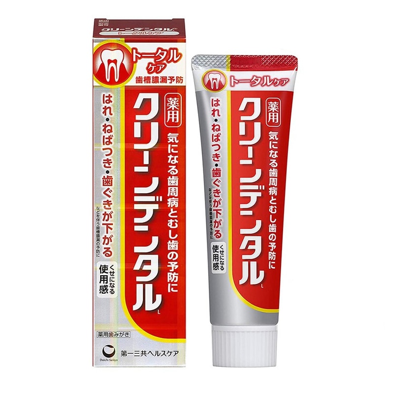 【日本直邮】 第一三共 牙膏 黄色预防牙周病 防口臭100g