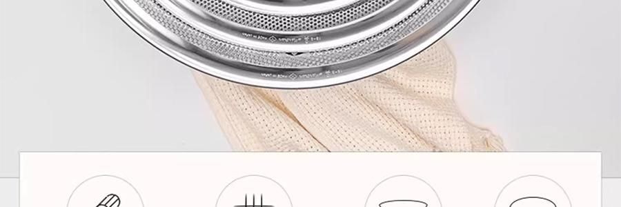 日本SORI YANAGI柳宗理 沥水篮洗菜盘过滤网漏 23cm 【高级不锈钢】