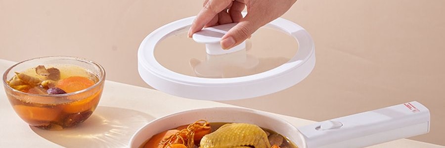 美國TAYAMA 電煮鍋 食物蒸籠一體鍋 多功能炒鍋小火鍋 一人食1.5L