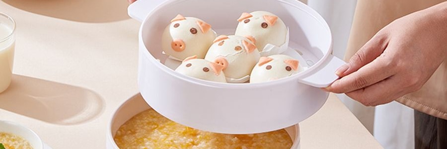 美國TAYAMA 電煮鍋 食物蒸籠一體鍋 多功能炒鍋小火鍋 一人食1.5L