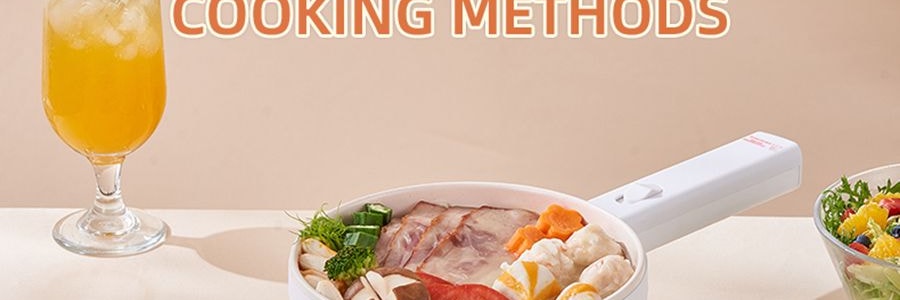 美國TAYAMA 電煮鍋 食物蒸籠一體鍋 多功能炒鍋小火鍋 一人食1.5L