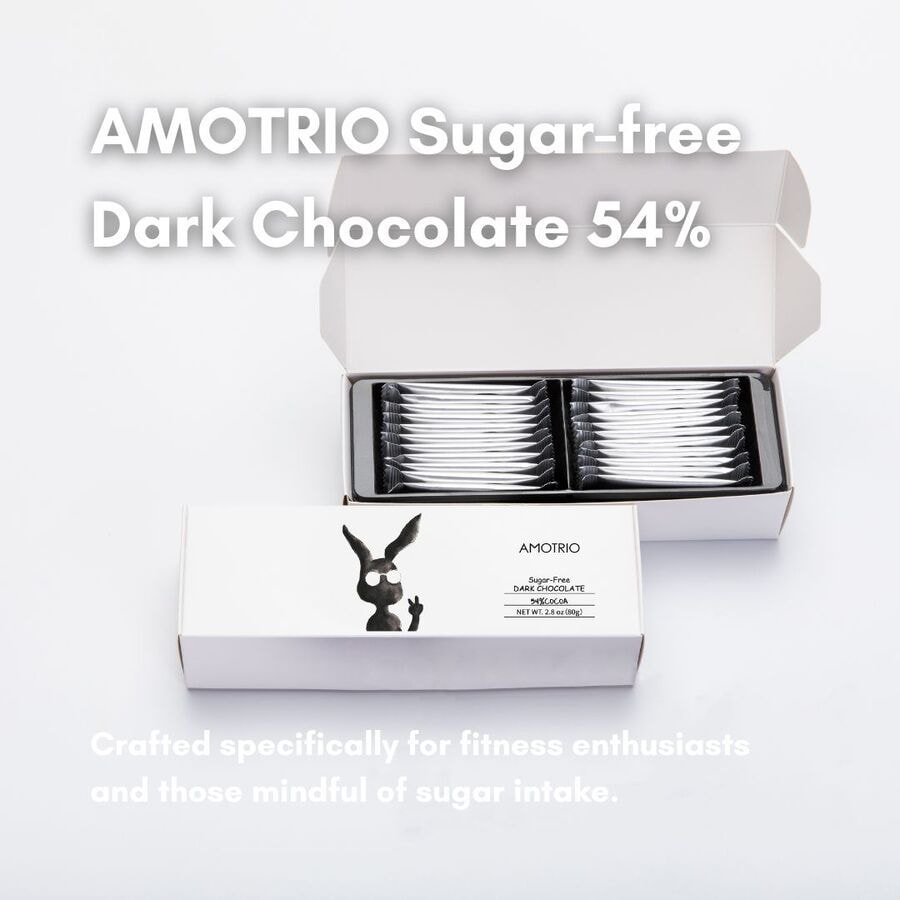 AMOTRIO 保冷直送 54% 比利时无糖黑巧克力 22枚