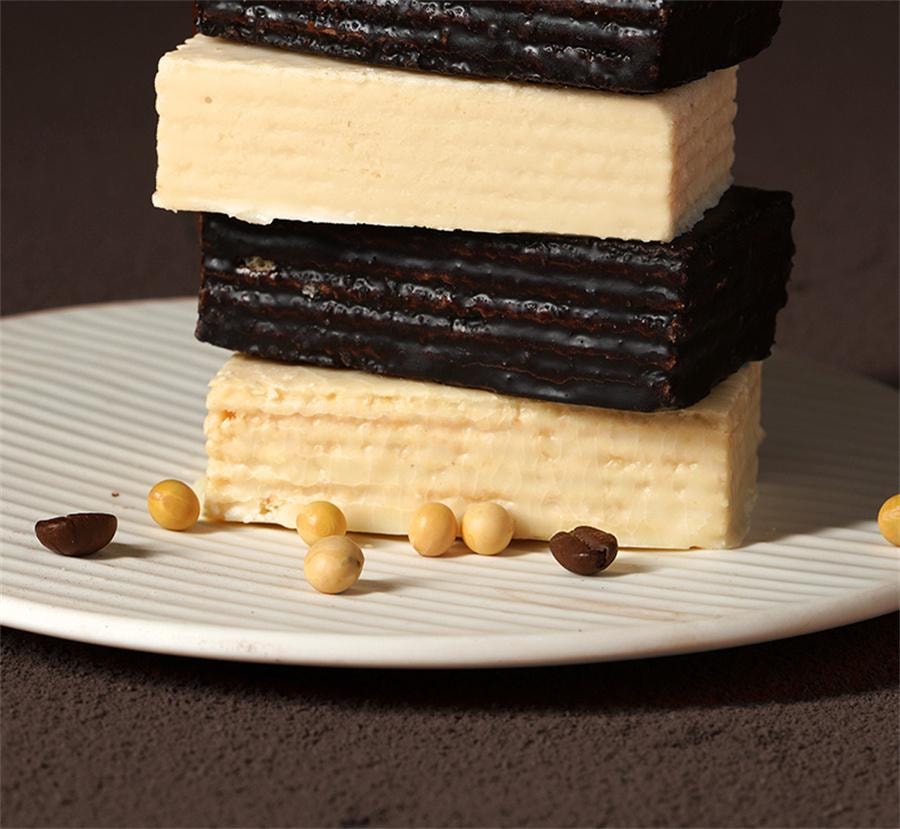 【中国直邮】 兵王的炊事班 乳清威化蛋白棒 0减低无糖精能量代餐脂肪卡热量解馋饱腹零食 可可味240g/盒