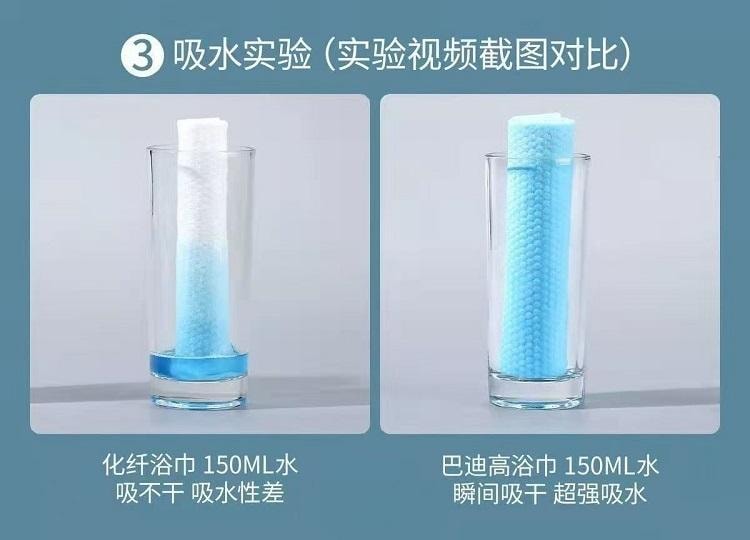  倩揮 一次性便攜壓縮洗臉 30*24cm 加厚40%植物纖維 超強吸水 小巧便攜 柔軟細膩更親膚 20包*2袋