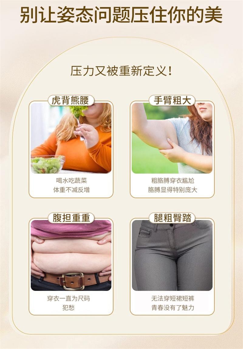 【中国直邮】 碧芙婷 小红书推荐 焕轻紧致精油按摩通全身经络腰腹部大小腿减小腹 200ml/瓶