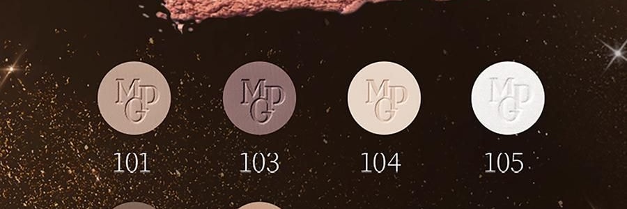 MAOGEPING毛戈平MGP 塑型晶彩眼影 四色眼影盘 #01 銮金蔷薇 明艳千金感 #113+#328+234+112【HOT】