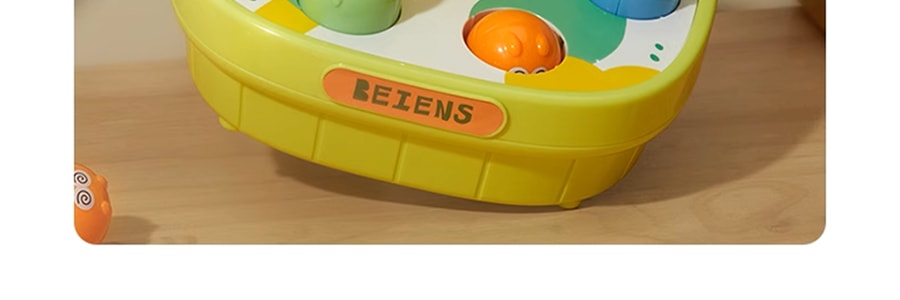 BEIENS貝恩施 兒童打地鼠玩具 益智早期教寶寶敲解壓神器 兔子 適合3歲以上寶寶