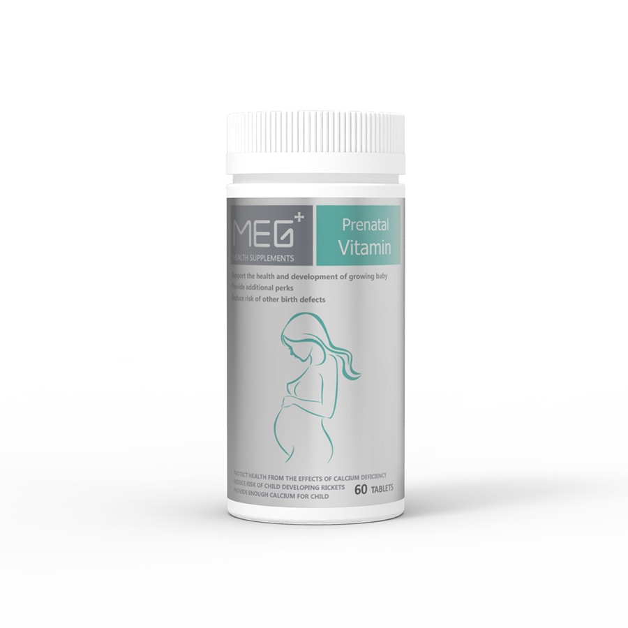 MEG + Prenatal Vitamin 60 Tablets