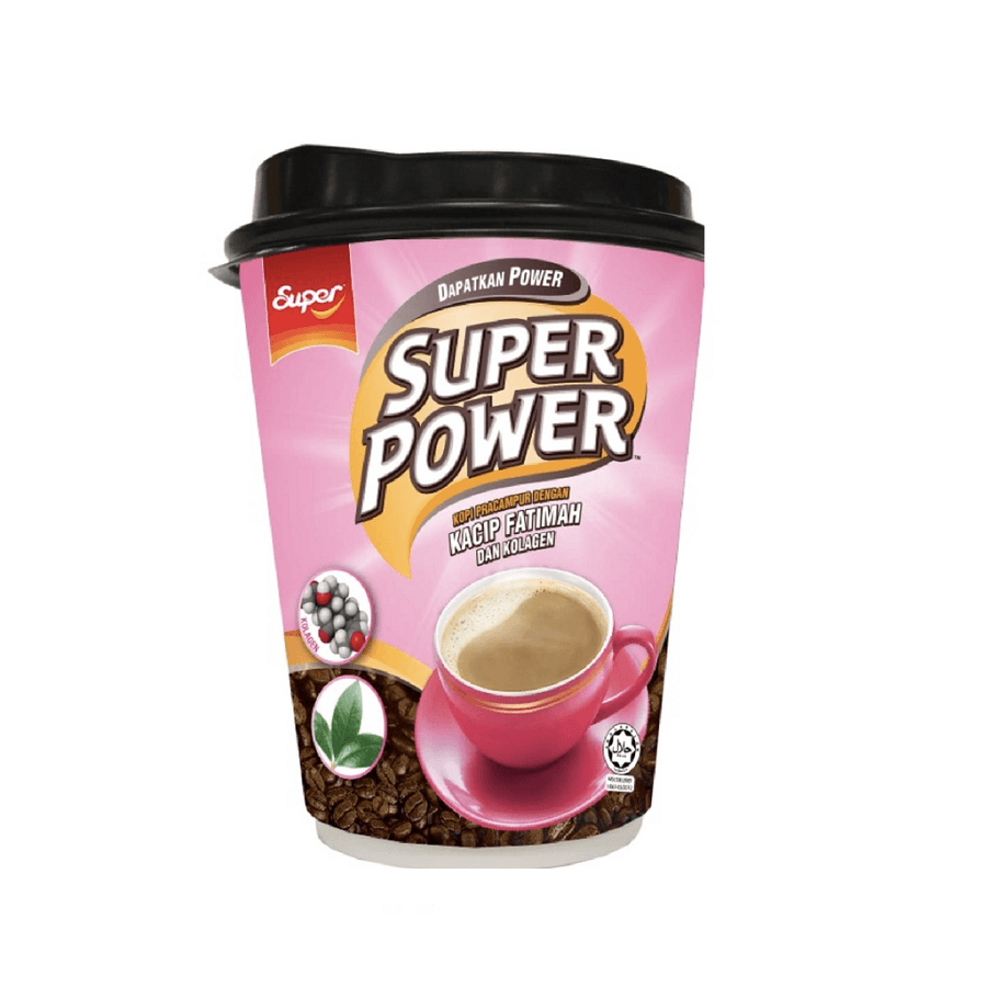 馬來西亞 SUPER 超級 5合1卡琪花蒂瑪和膠原咖啡 22g