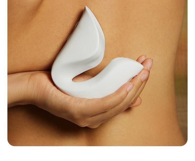 大人糖™ 引RIDGE 入體雙拍打情趣玩具震動棒女成人用品挑逗跳蛋自慰 皎月白