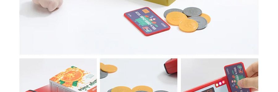 BEIENS貝恩施 超市購物台 兒童超市收銀機寶寶模擬販賣員過家家益智玩具