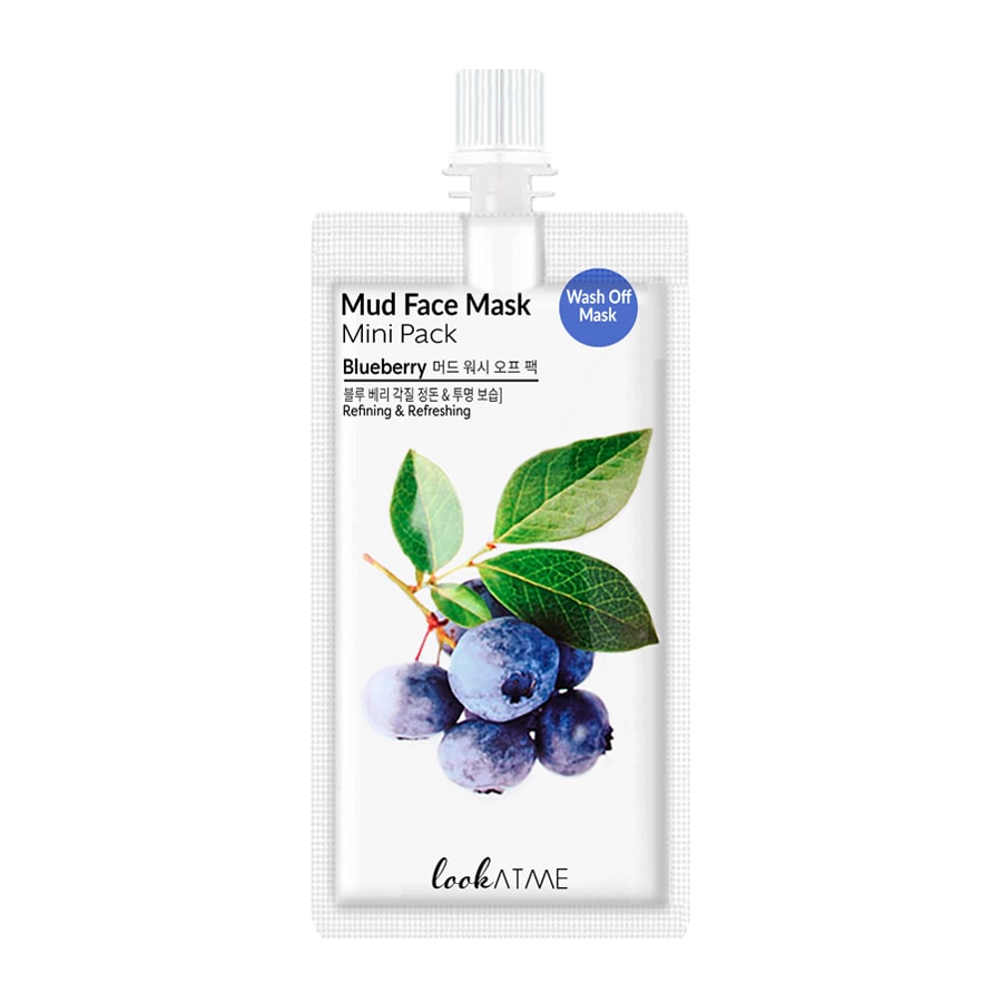 LOOK AT ME Mini Pack Mud Face Mask Blueberry 30ml