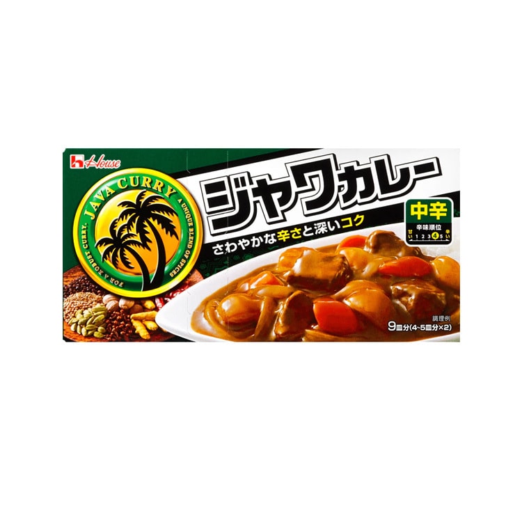 【日本直郵】HOUSE好侍 速食咖哩塊 中辣 185g