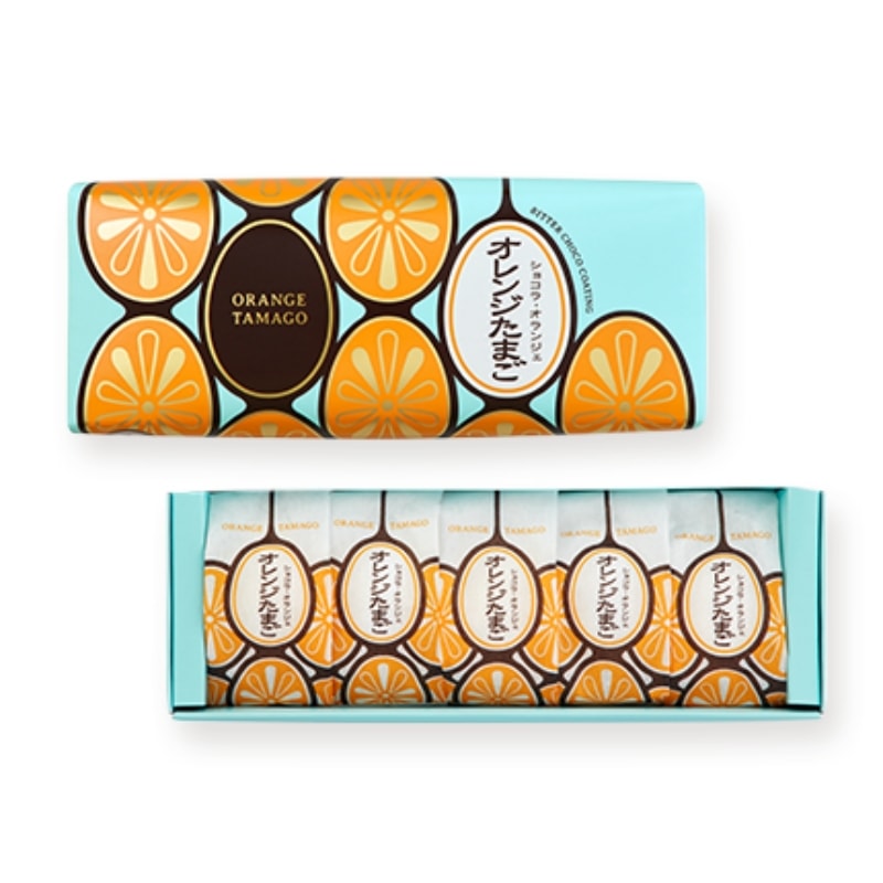 【日本直邮】日本传统老铺 银座玉屋 期限限定 甜橙巧克力蛋 5枚装