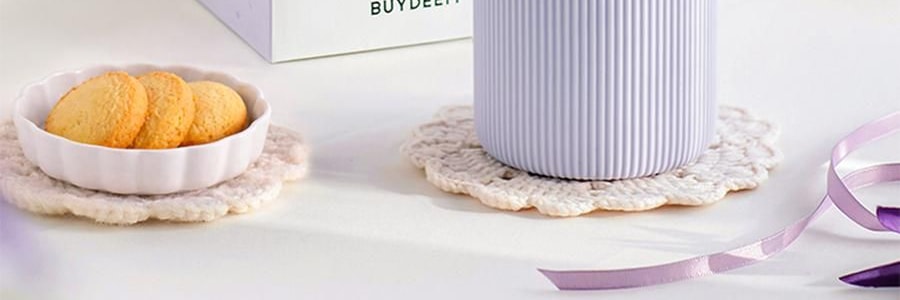 BUYDEEM北鼎 吸管吨吨杯子 便携水杯 800ml 紫藤花 DG78 