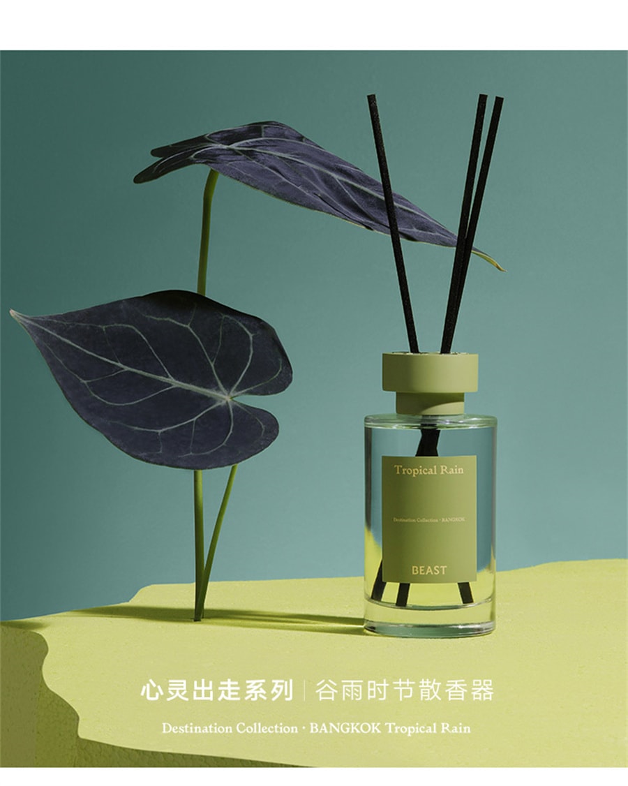 【中國直郵】 THEBEAST野獸派 龔俊同款 穀雨時節擴香香氛晶石香薰禮盒生日禮物 綠色
