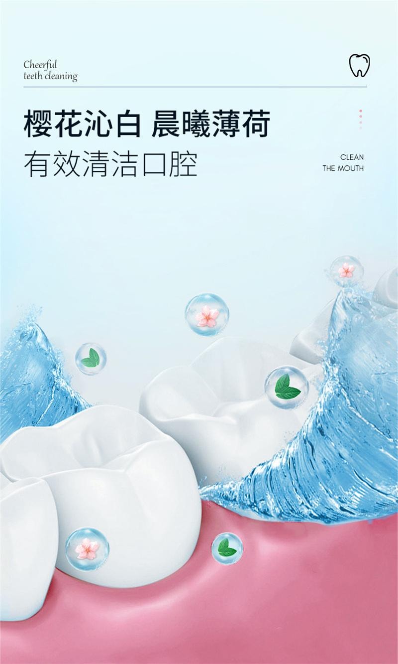 美国 玫黛琳 益生菌固体漱口片便携口气清新口腔清洁懒人约会神器漱口粒 晨曦薄荷 18g