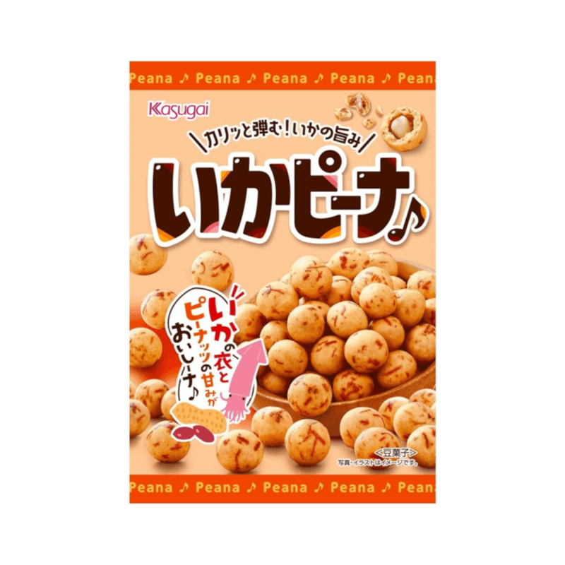 【日本直邮】 日本 春日井 制菓 S鱿鱼花生豆 89克