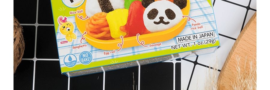 日本KRACIE嘉娜寶 POPINCOOKIN 食玩 熊貓便當DIY自製手工糖果玩具 29g