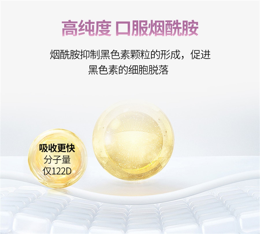 【中国直邮】999 桃白白胶原蛋白肽10瓶/盒 透明质酸钠烟酰胺胶原蛋白玻尿酸口服