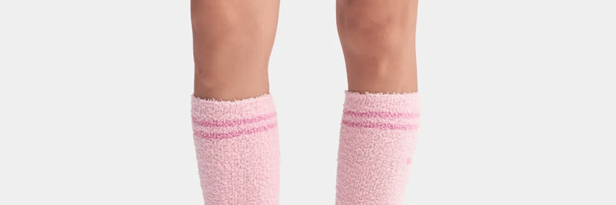 野兽派 Hello Kitty × tbh 毛绒堆堆袜 两双套装 可可豹纹/树莓粉