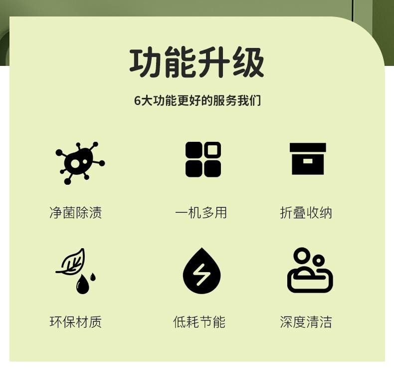 【中国直邮】  亲太太 折叠洗衣机加大内衣裤袜子婴儿衣服迷你洗衣机 高贵紫11L 1个装