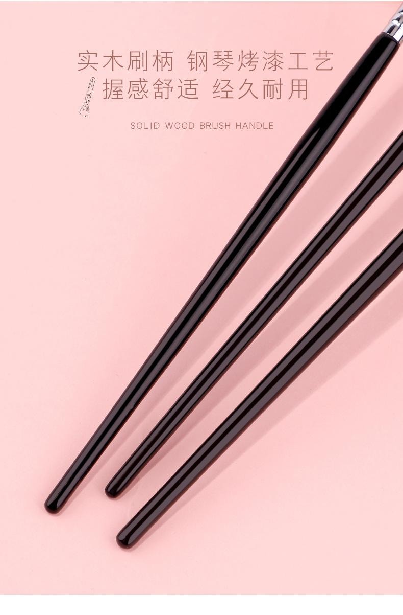 Angled Pony Hair Eye Brush Set – 5-Pcs