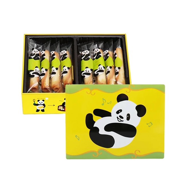【日本直郵】YOKUMOKU 原味雪茄手工黃油蛋捲 16枚 奶香濃鬱 小熊貓禮盒