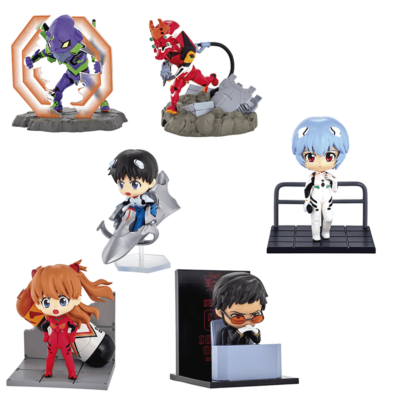 【日本直邮】 Re-ment EVA 新世纪福音战士系列 微缩场景潮玩盲盒 全6种款式随机发一款