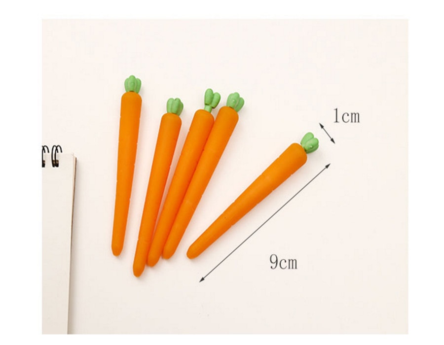 一正(YIZHENG)胡蘿蔔造型磨摩擦 / 熱可擦中性筆 配套專用橡皮 YZ1566 3支裝