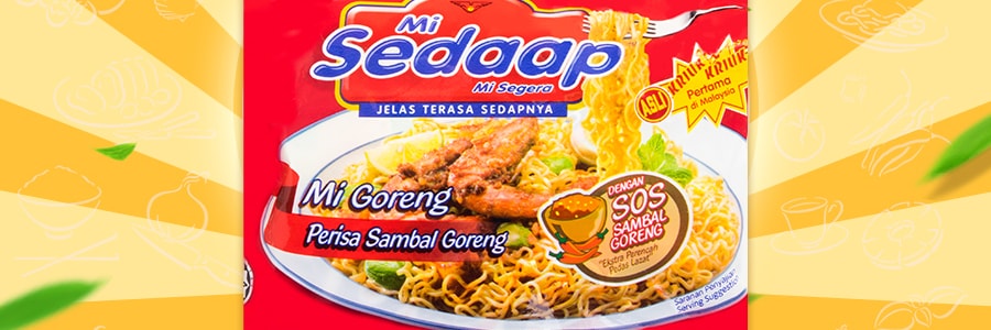 印尼MI SEDAAP喜達 辣味乾撈麵 五連包 440g