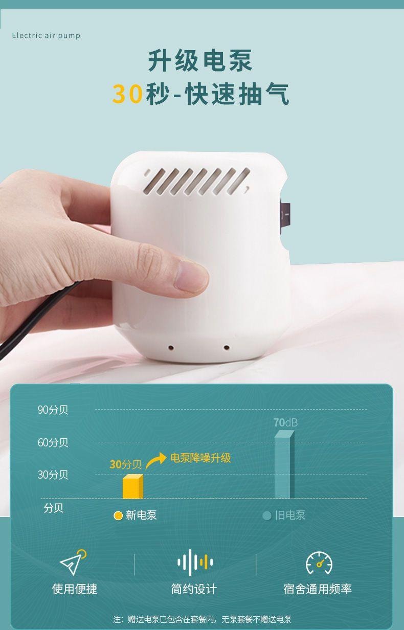 【中国直邮】小米有品 芈夫人加厚抽真空压缩袋特大号5个 100*80cm【带手泵】
